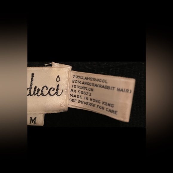 Carducci Sweater Medium with sequins and beading all over the front. - Picture 5 of 5